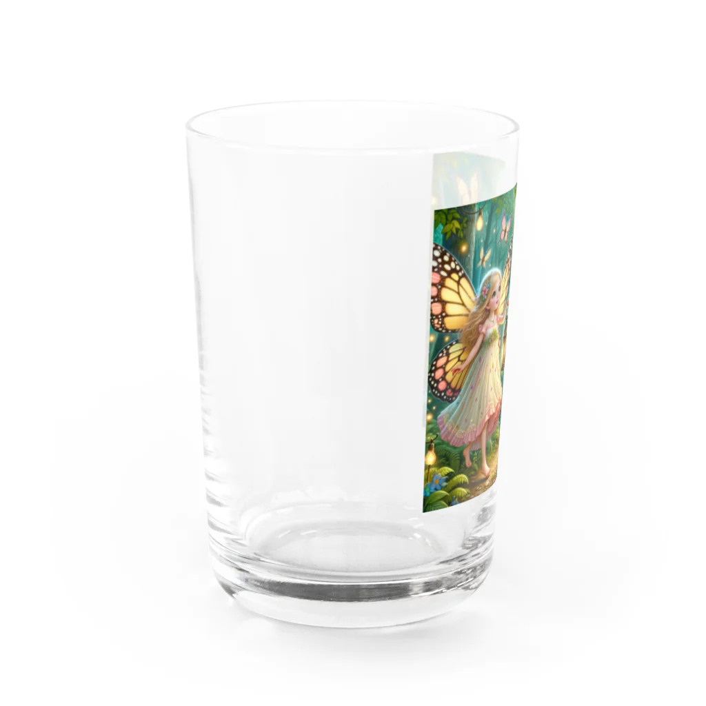 uyuyoshieの妖精　女の子 Water Glass :left