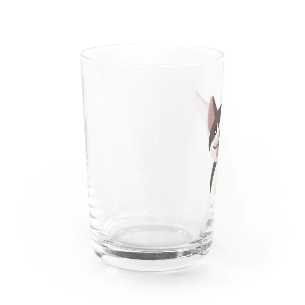 Bostoniaの子犬のハヌル Water Glass :left