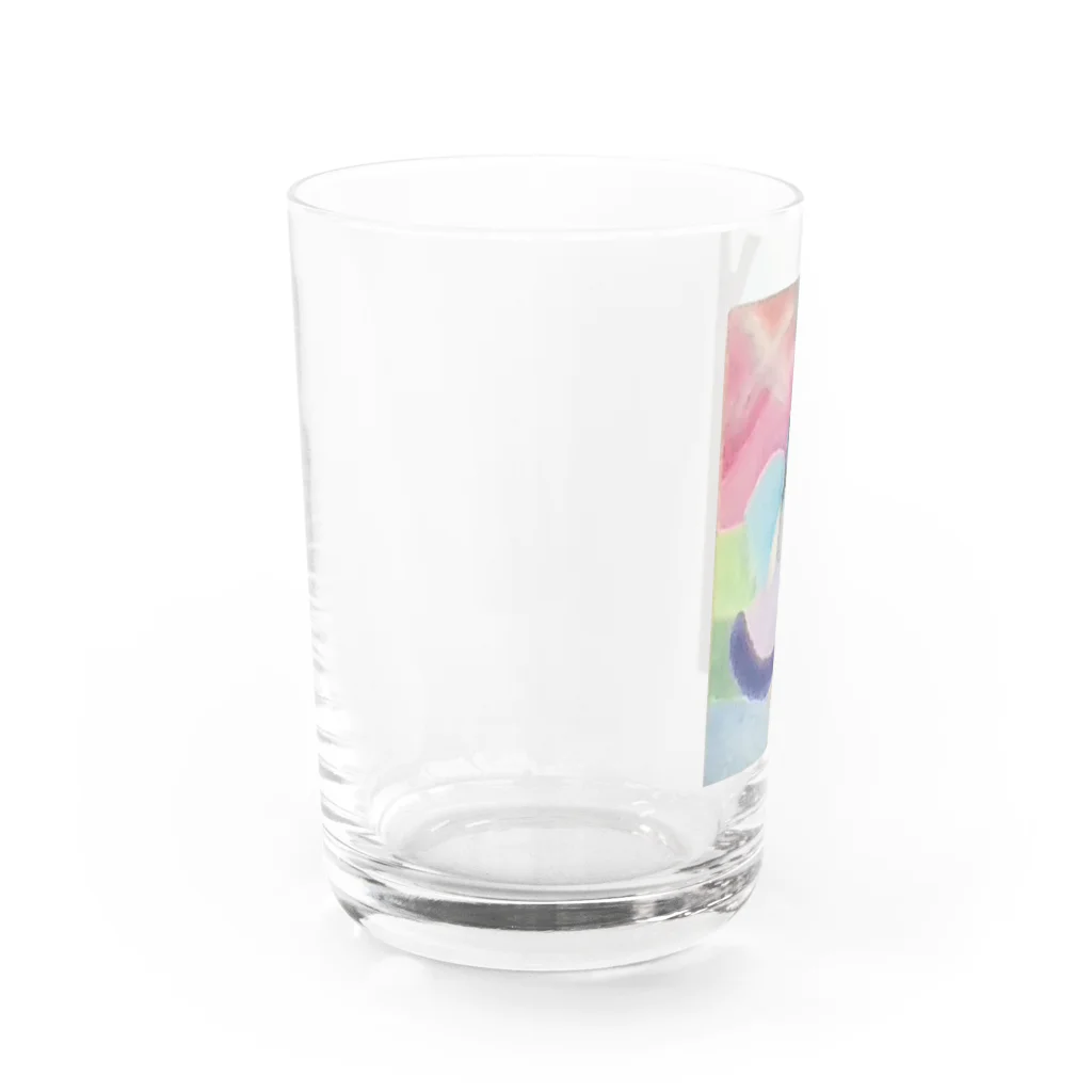 キキとココからの夜明けのエンジェル  Water Glass :left