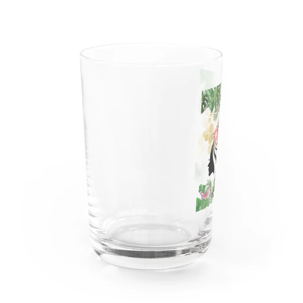 cammy_のLIVING IN HARMONY WITH NATURE Water Glass :left