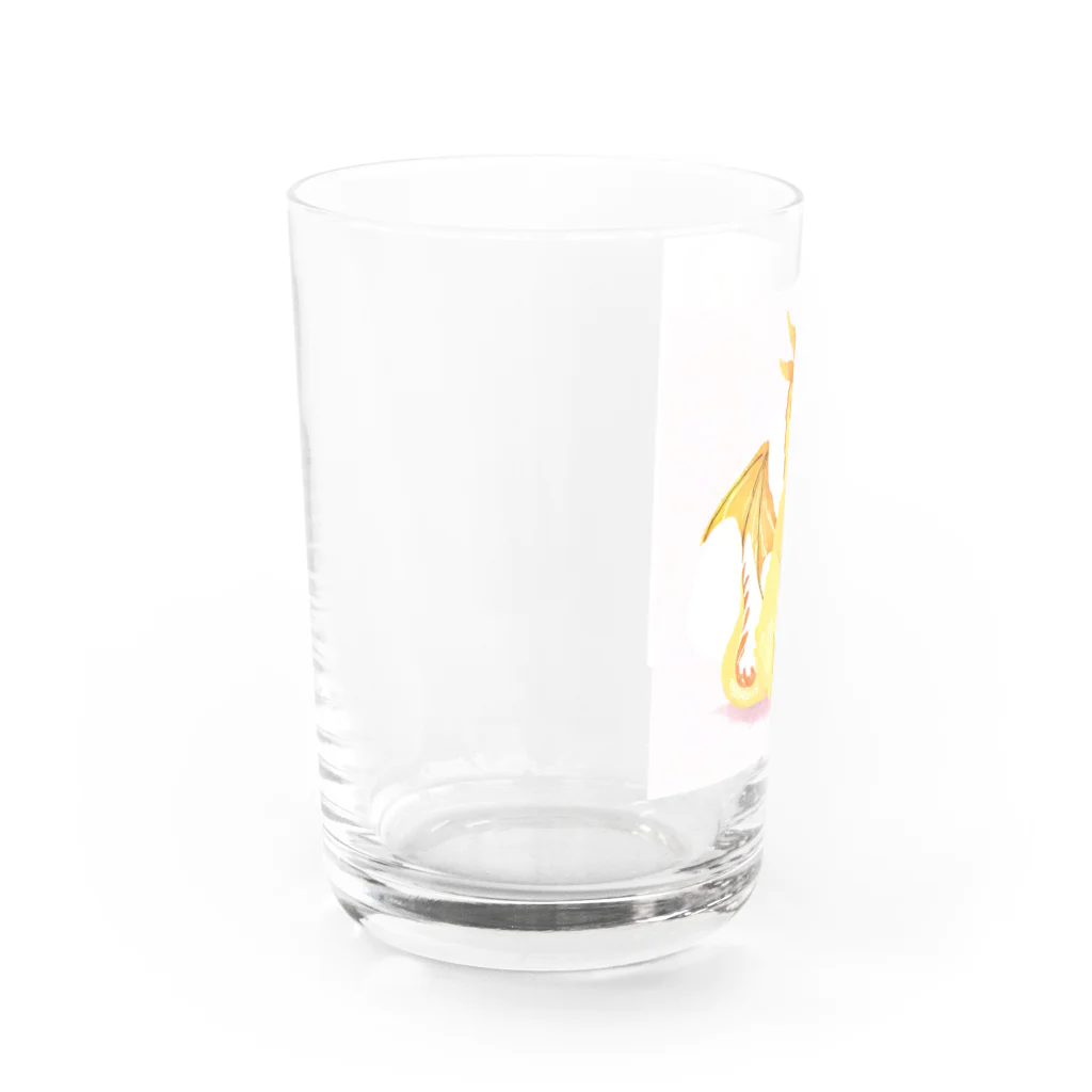 わなかりゅうの金龍ちゃん　上機嫌 Water Glass :left