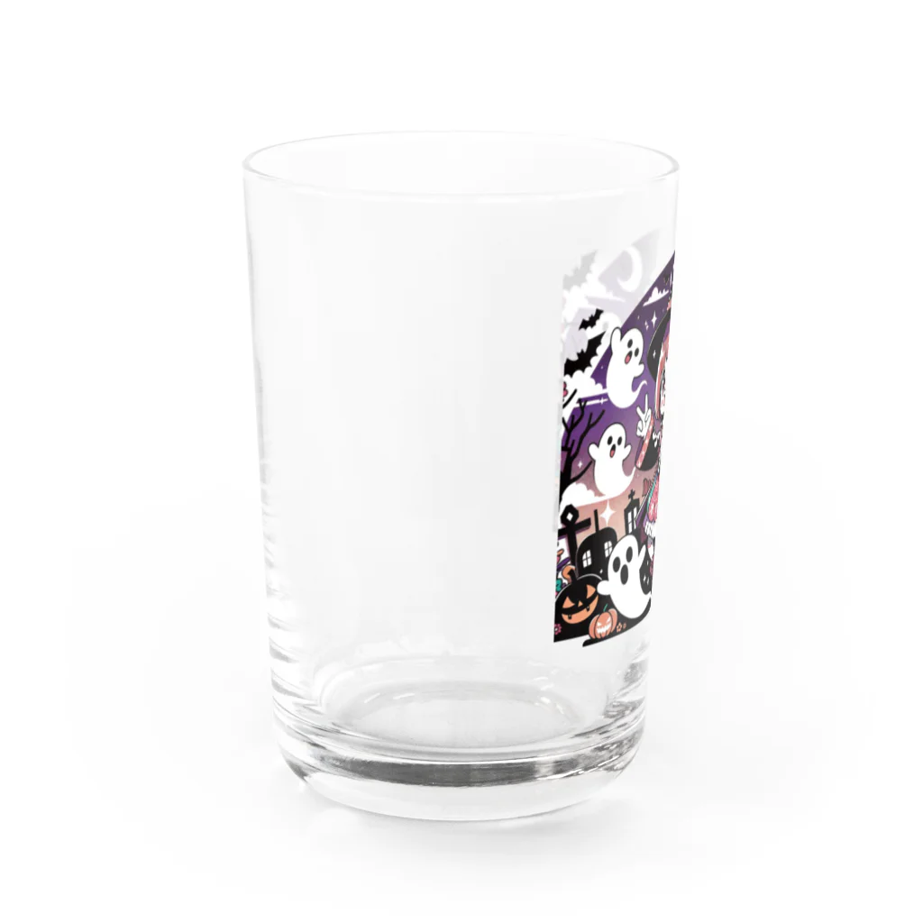 ArtifyGoodsのハロウィンの魔法少女 Water Glass :left