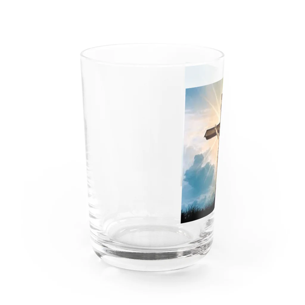 フリーウェイ(株式会社)のキリスト教イラストグッズ Water Glass :left