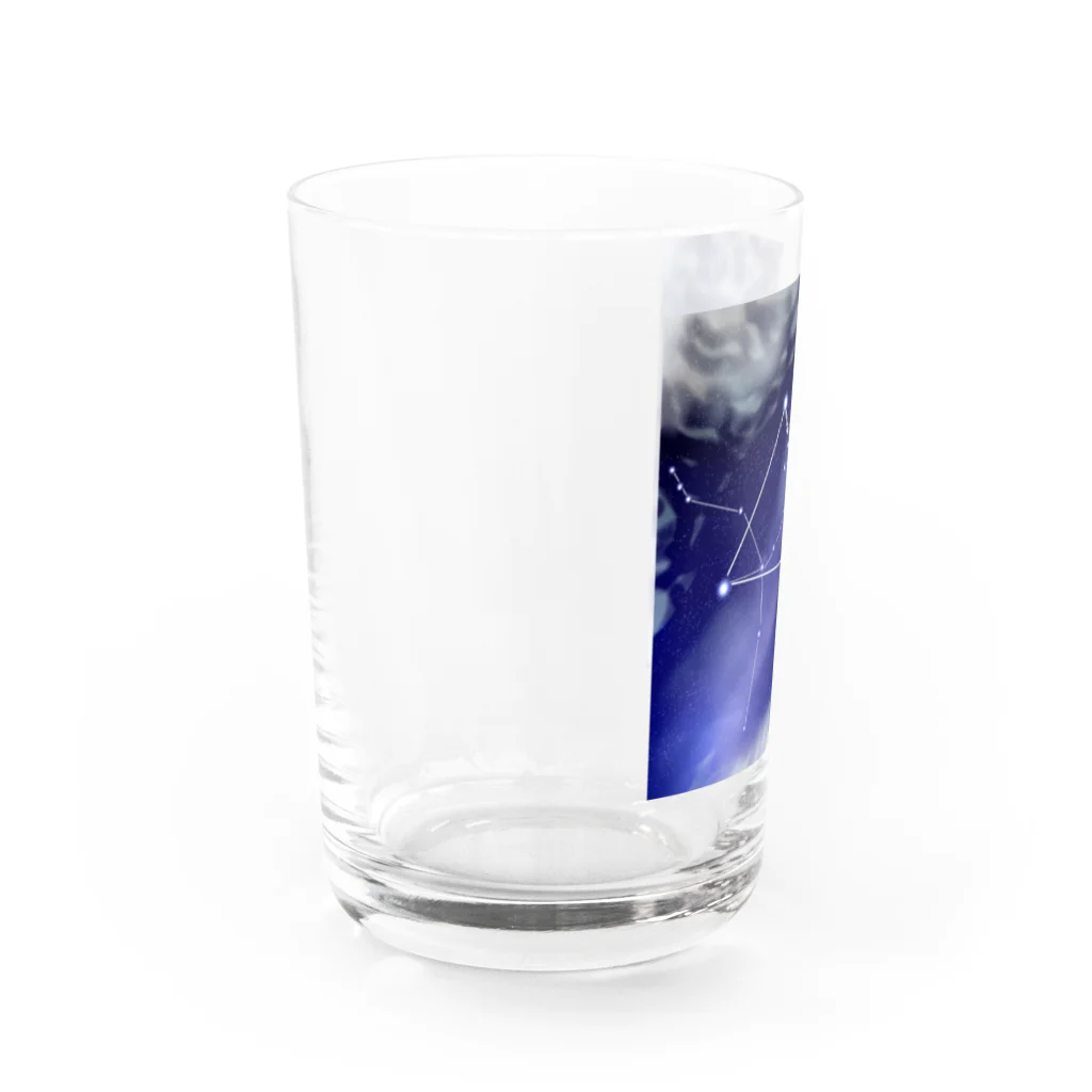 KafyRiruの雲の切れ間から覗く星 Water Glass :left