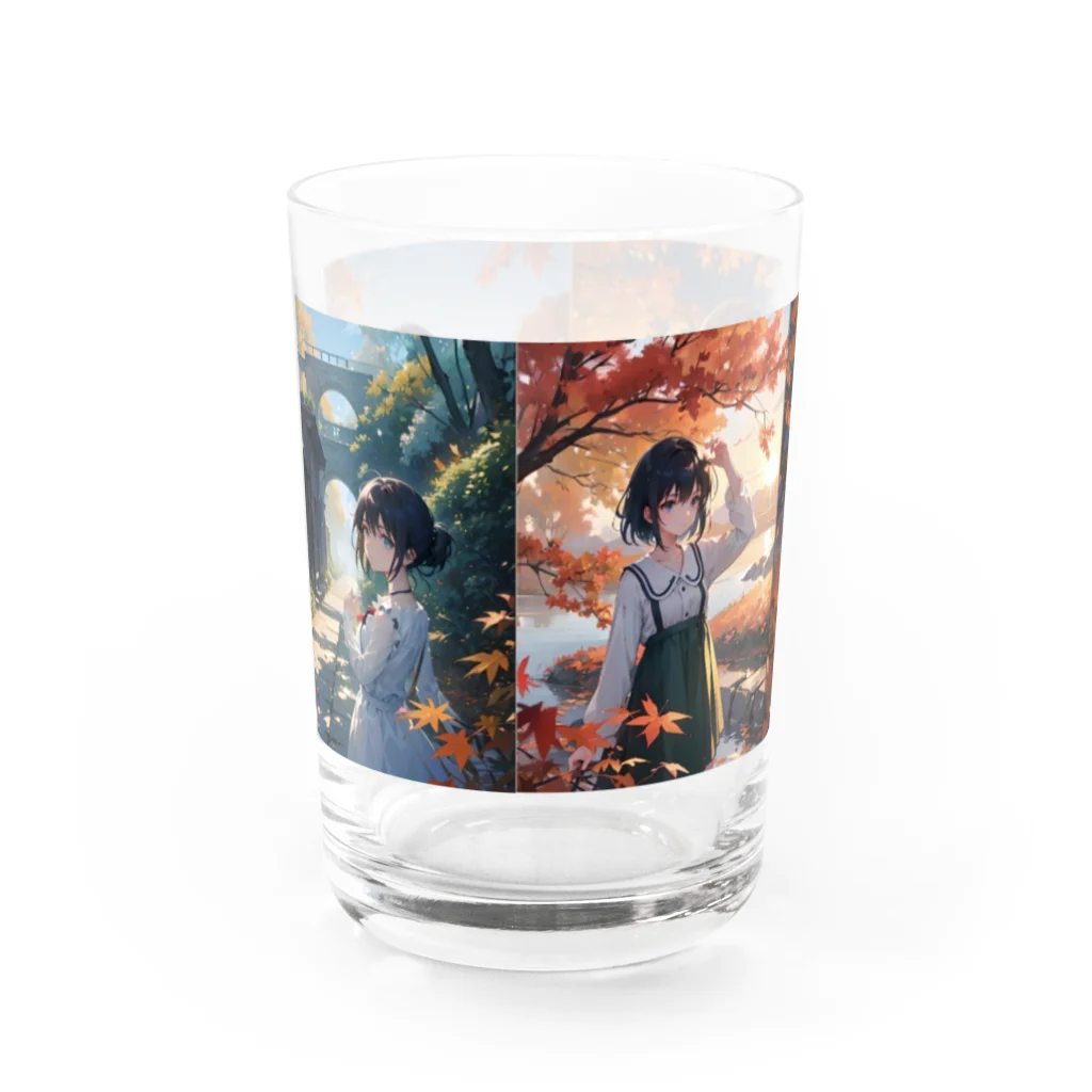 卯月なのかのMaple Journey　〜秋色に彩られた照紅葉の旅〜 Water Glass :left