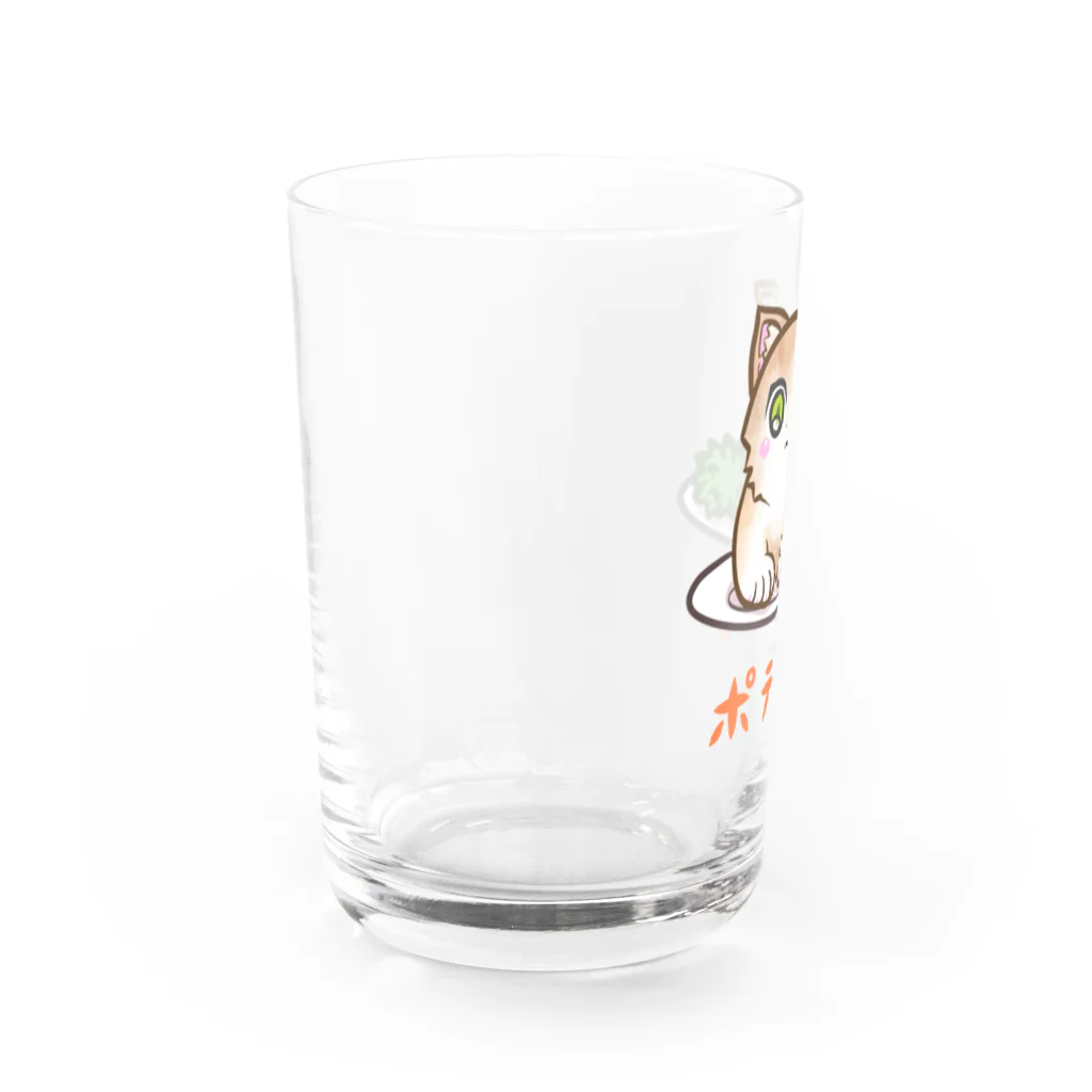 nya-mew（ニャーミュー）のポテカツ Water Glass :left