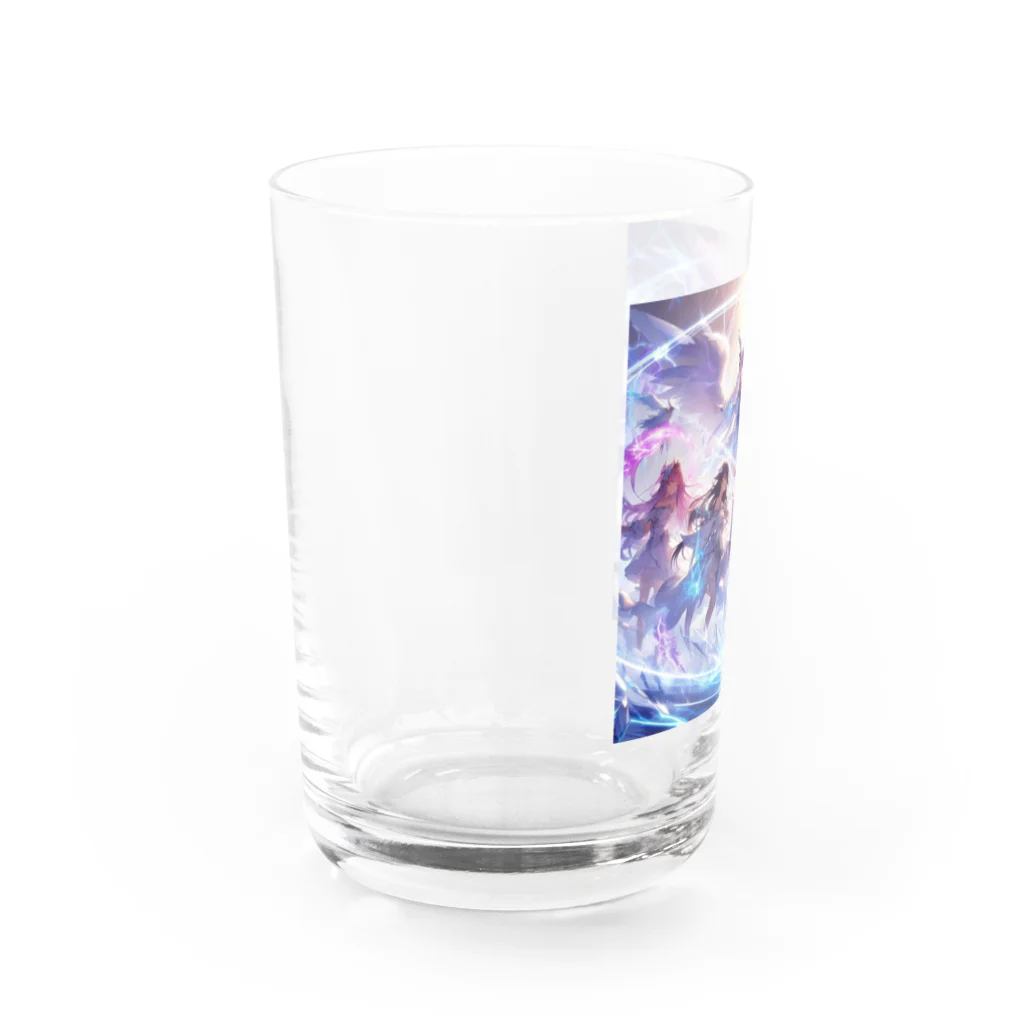 anazawaの白き翼、黒き翼。その手に抱くは愛しの君! Water Glass :left