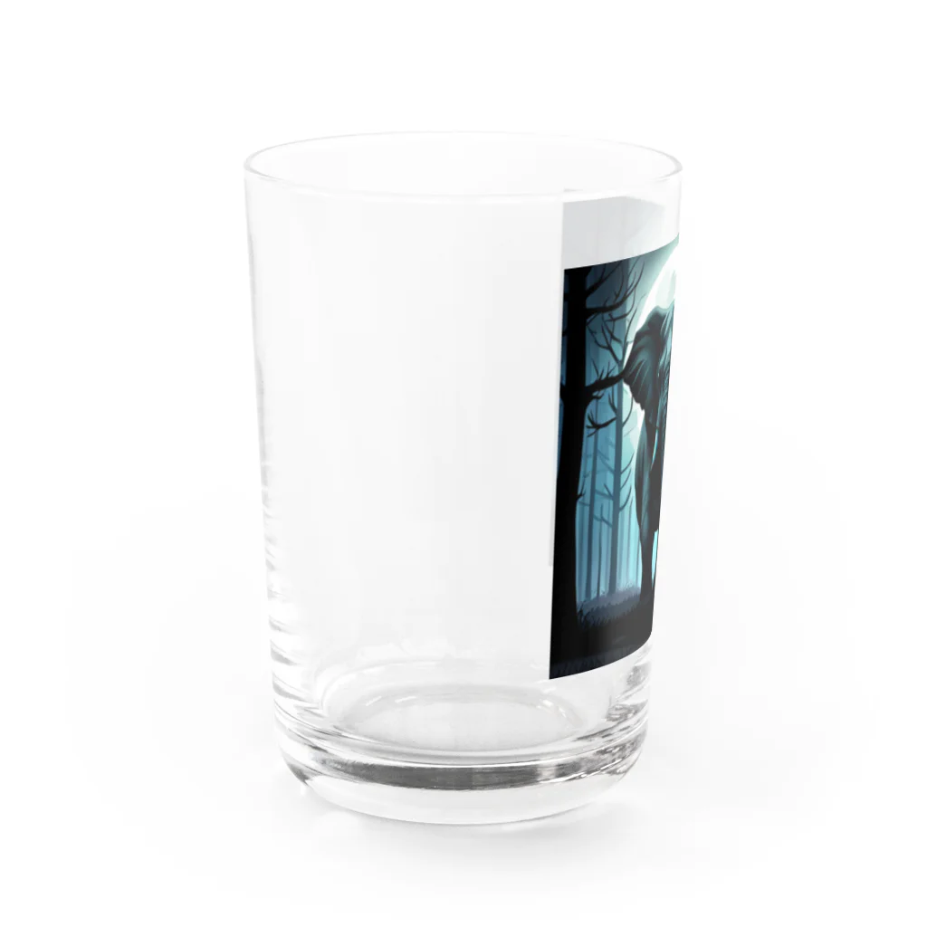 yuuchan22のホラー風ゾウ Water Glass :left