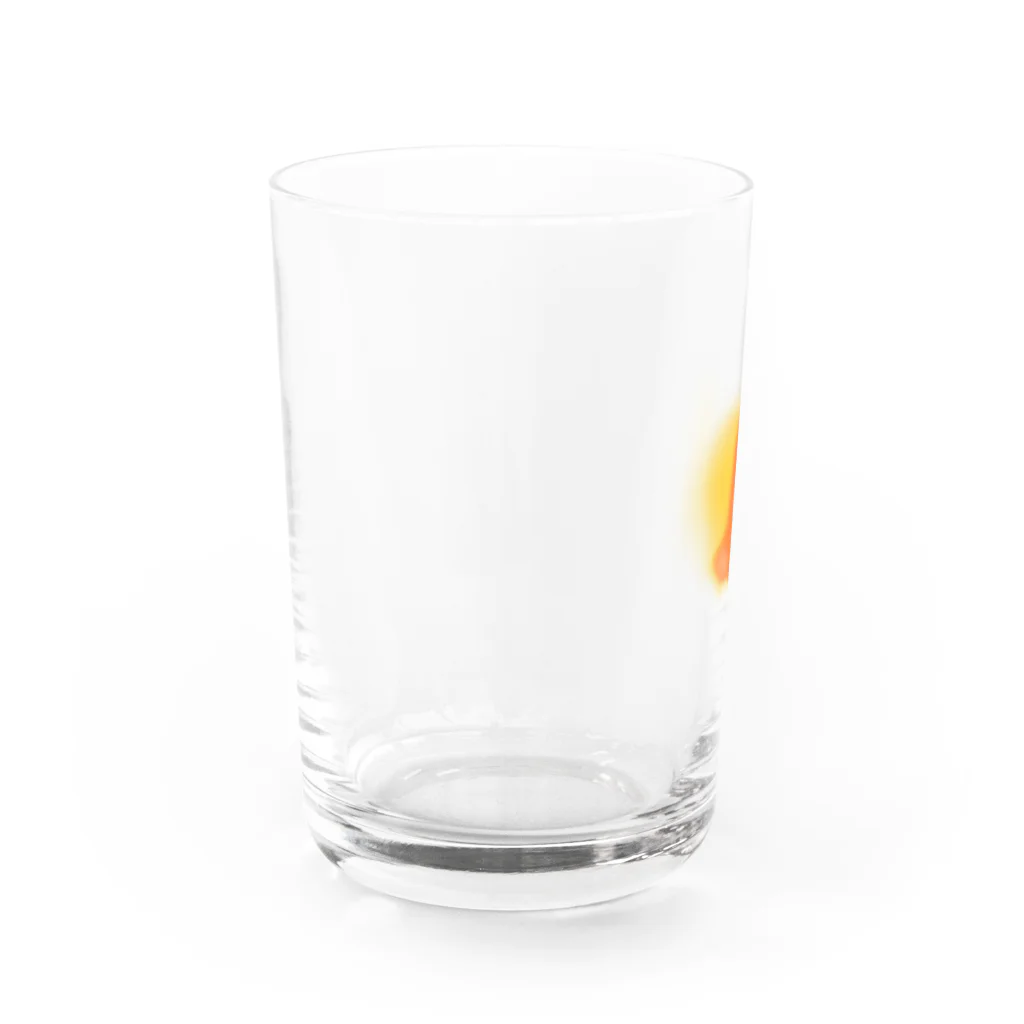 i love frenchfriesの美味しそうなｵﾑﾗｲｽ Water Glass :left