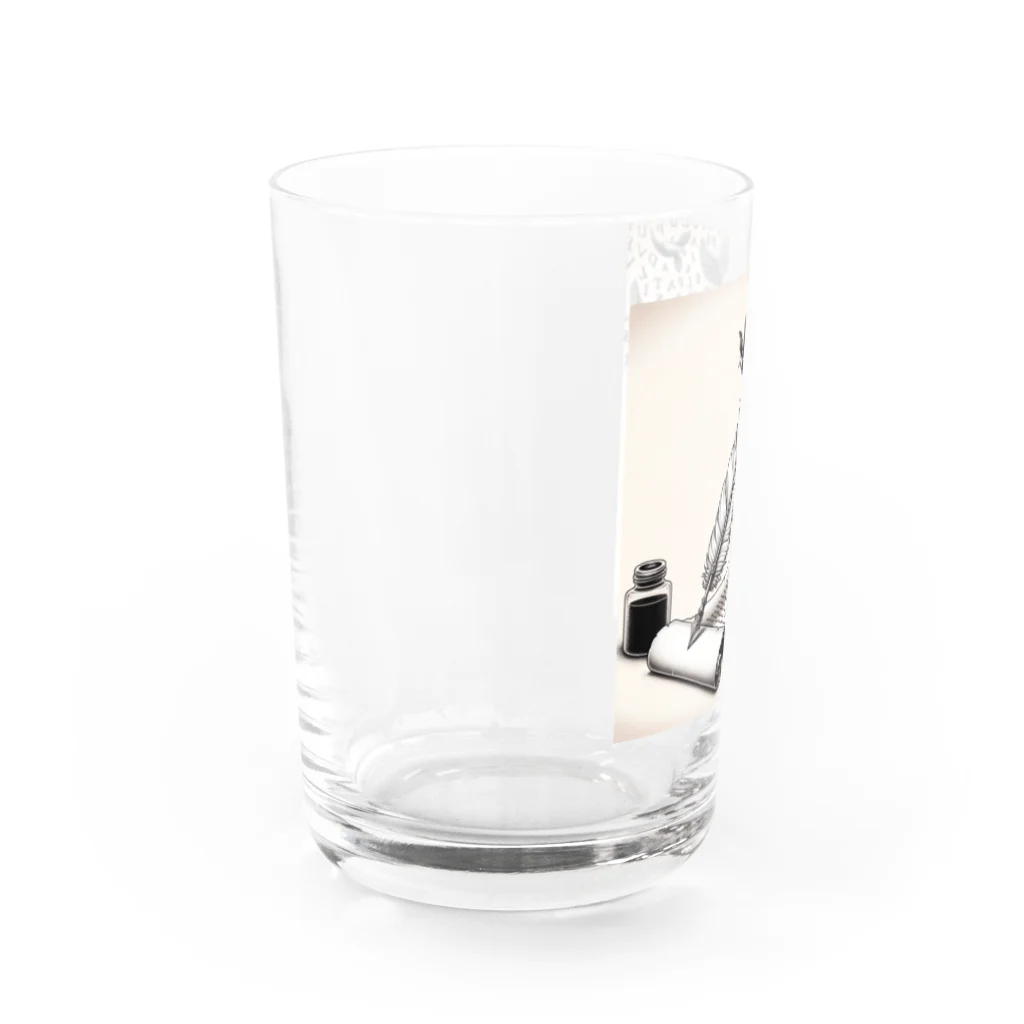 ko-horizodonのこぼれるアイデア Water Glass :left