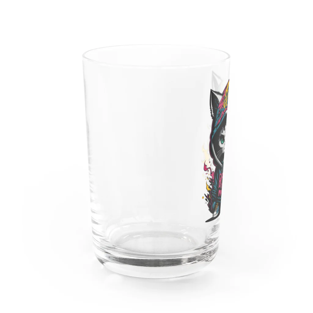 めんぼうさんやのちびネコ Water Glass :left