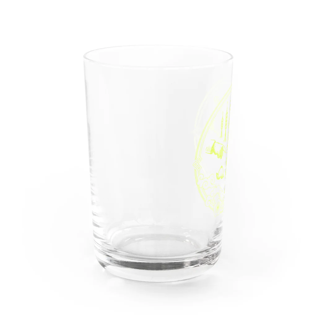 Manami Araki@ゆるーーい薬膳グッズの薬膳的飯店ネオン Water Glass :left