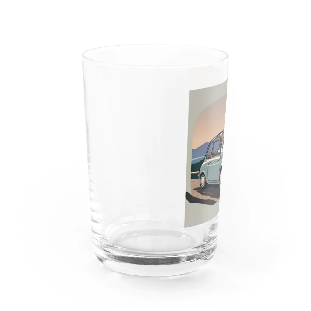 底辺の底辺好きな事を気ままに…。の富士山まできたぜ！チンクカー Water Glass :left