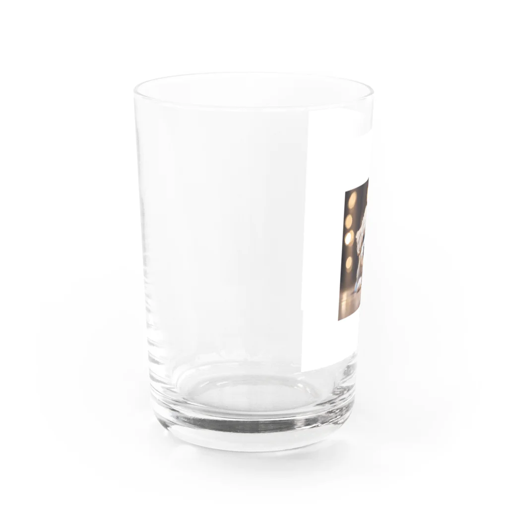 MESAMESAの可愛い子犬 Water Glass :left