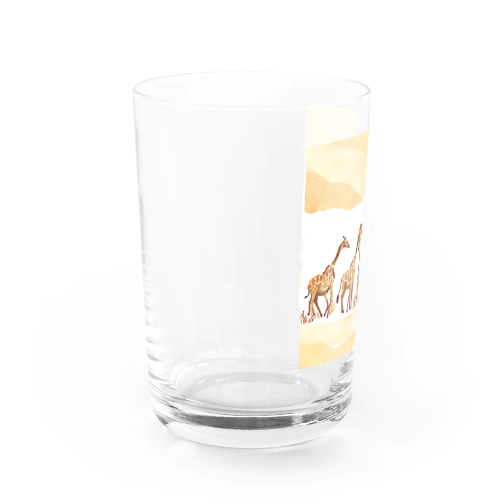 Tina97710のサバンナジラフ Water Glass :left