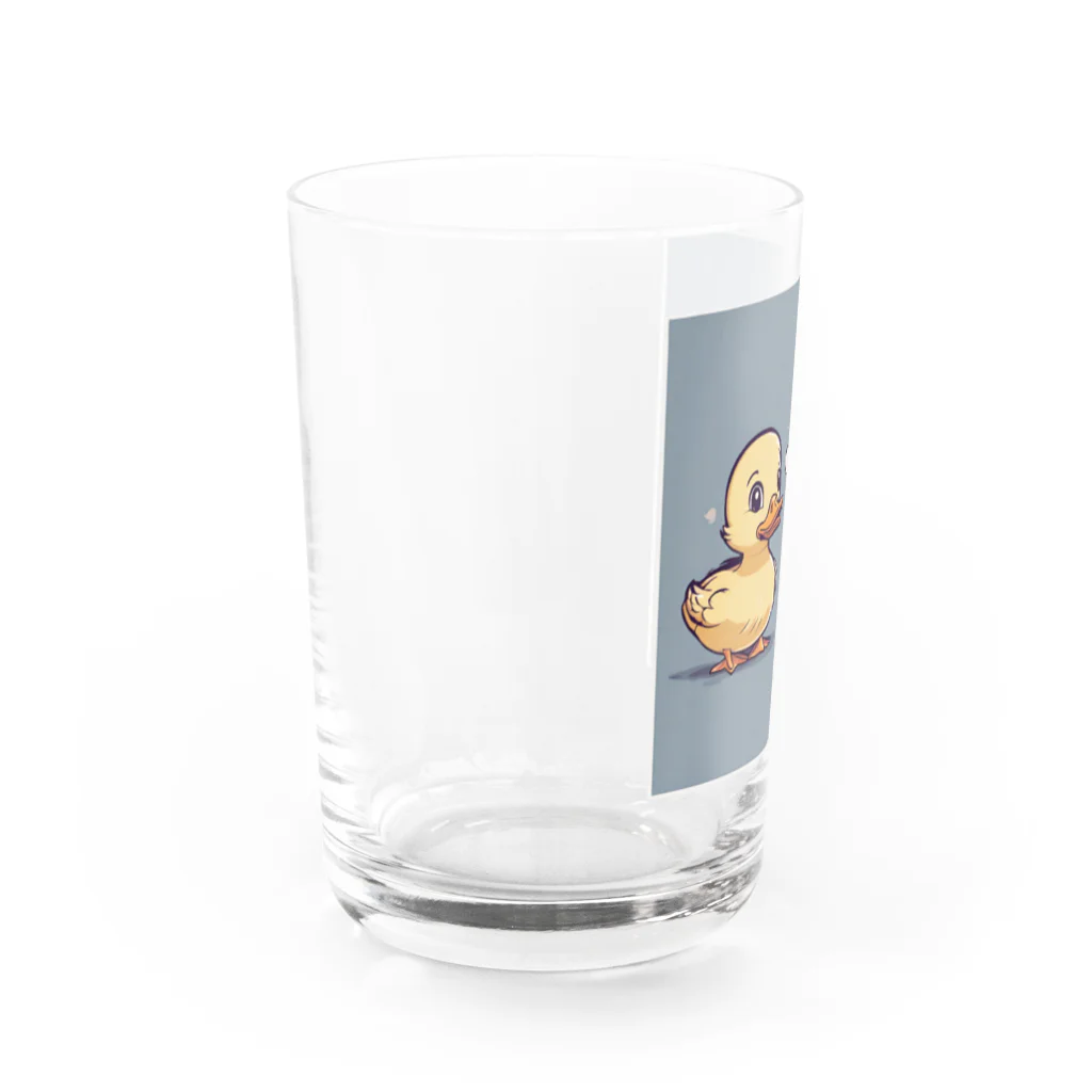 Caracolesｰカタツムリｰの2羽は友だち Water Glass :left