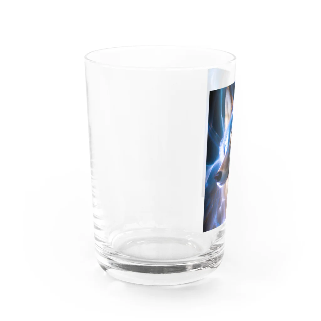 RONBOのオーラを発したウルフ Water Glass :left