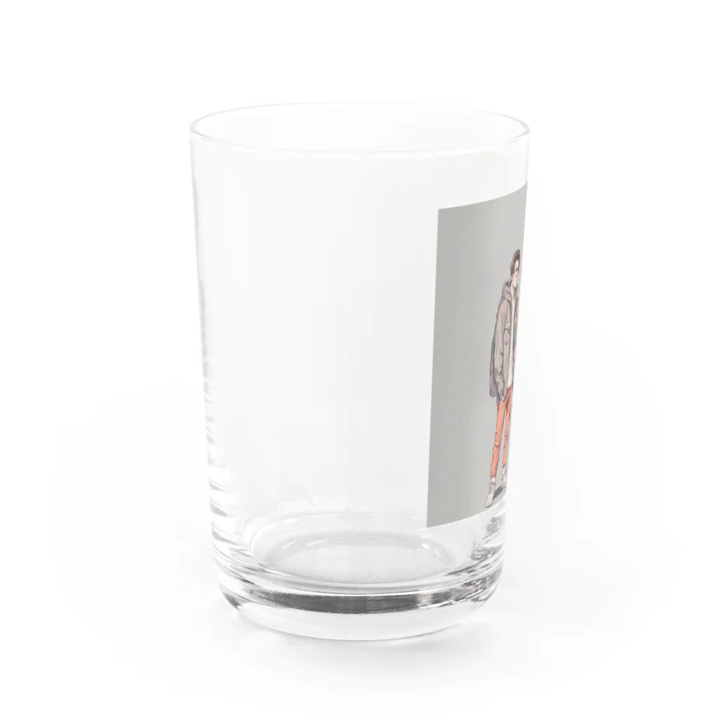 mofu mofu309の俺たち今から神社仏閣巡り Water Glass :left