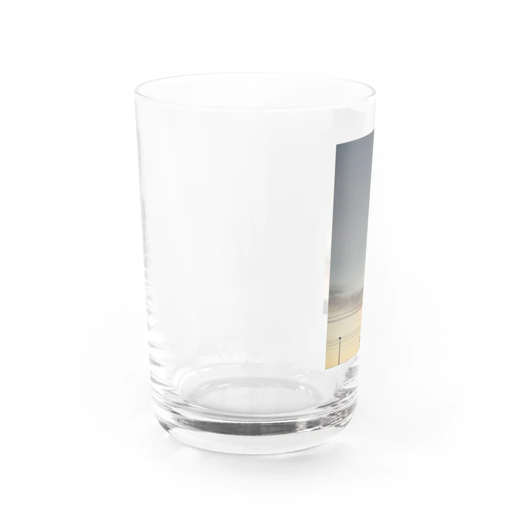 奈樹(なな)の夕焼け､､､､､､2 Water Glass :left