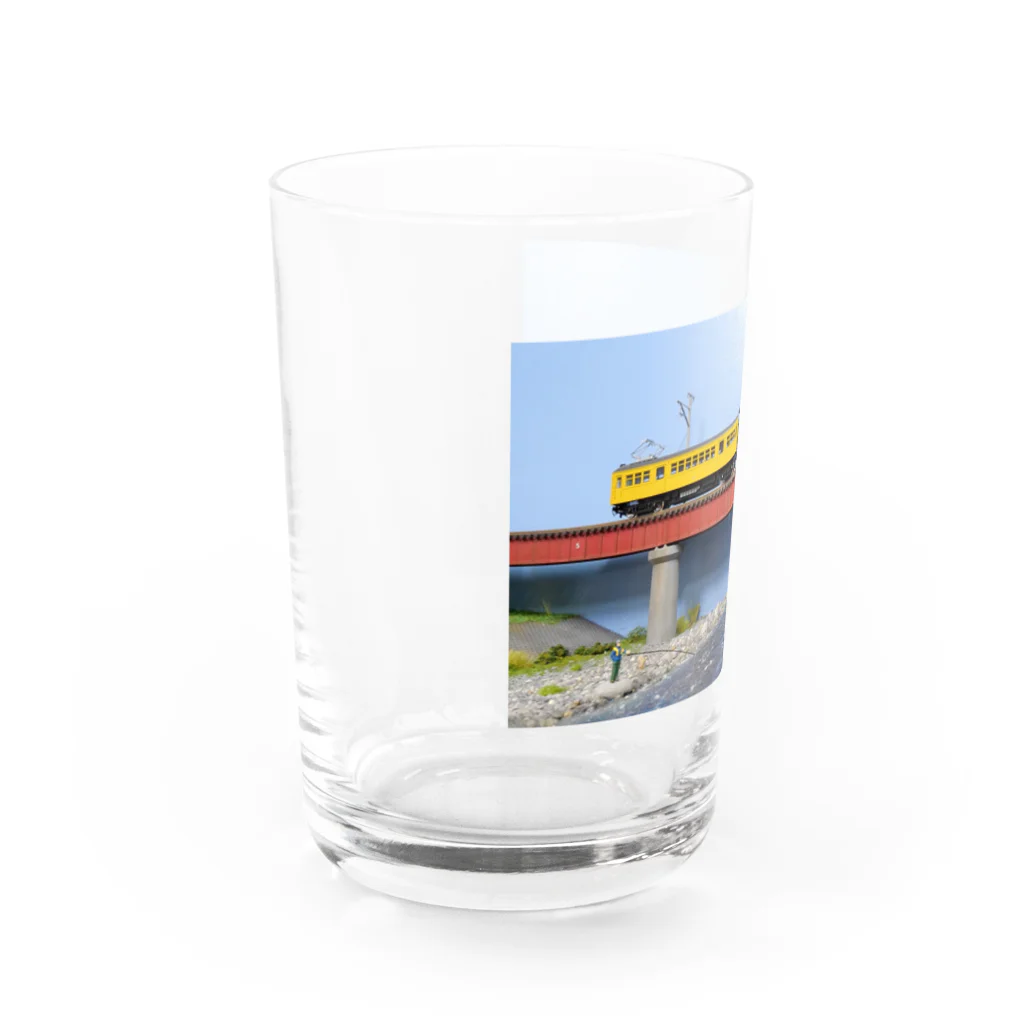 鉄道模型LIFEを楽しもうの鉄橋ジオラマグッズ Water Glass :left