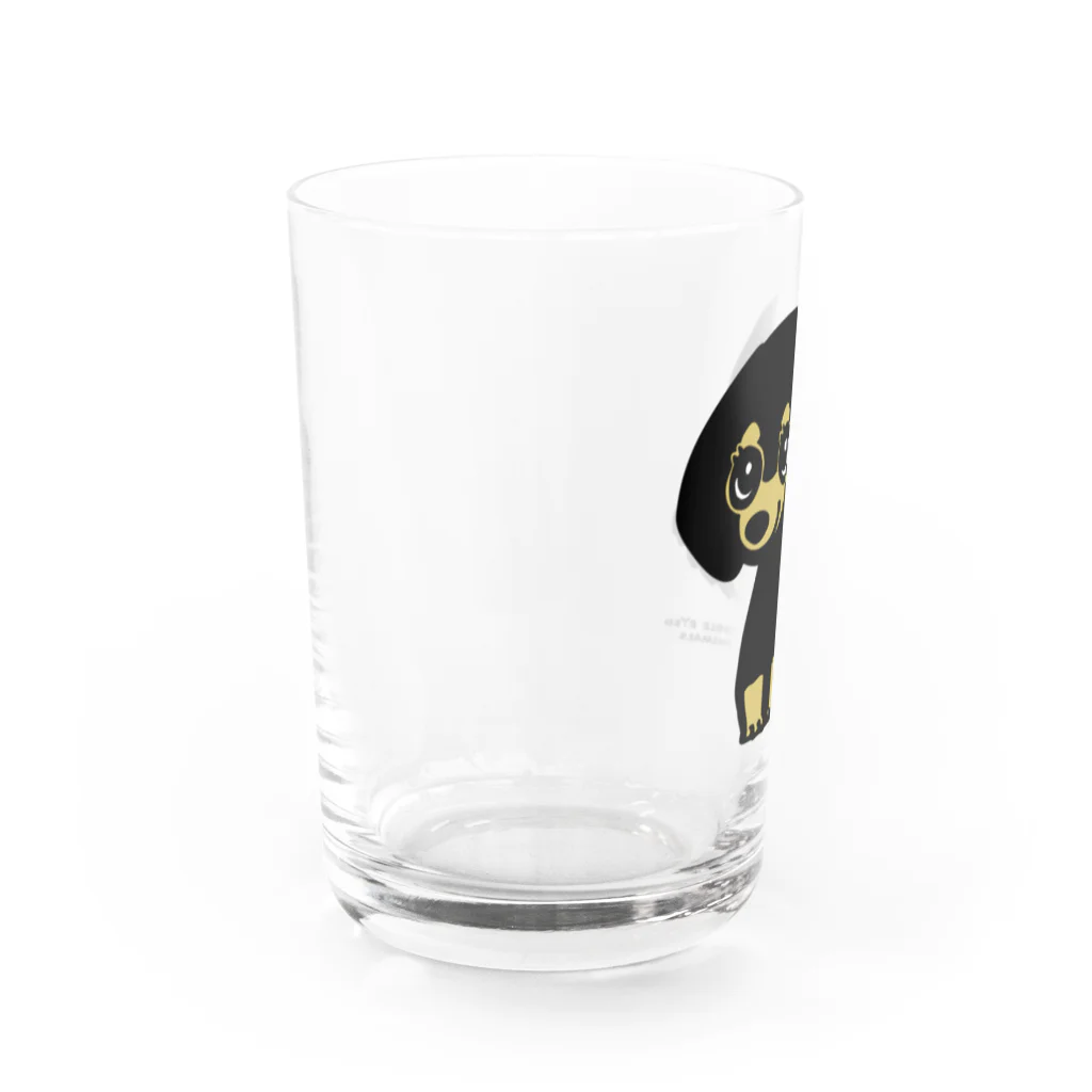 mana_shopのダックスフンド Water Glass :left