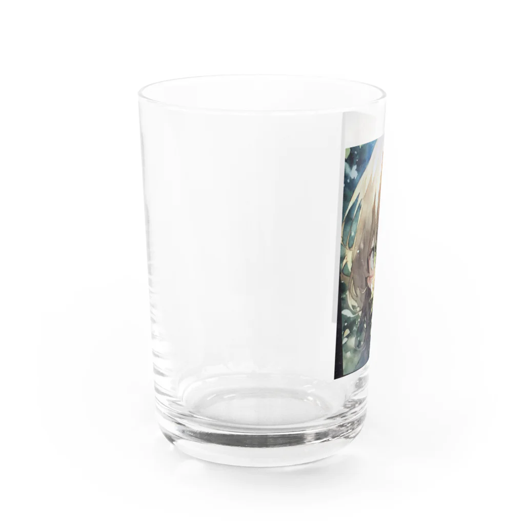 mamichin1122のひまわりで隠す娘 Water Glass :left