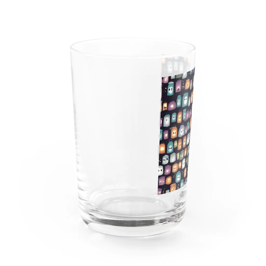 hirooo6432の店の提灯おばけ Water Glass :left