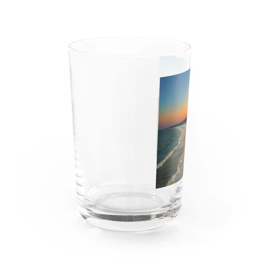 ゆき (むっ)のサンセットビーチ Water Glass :left