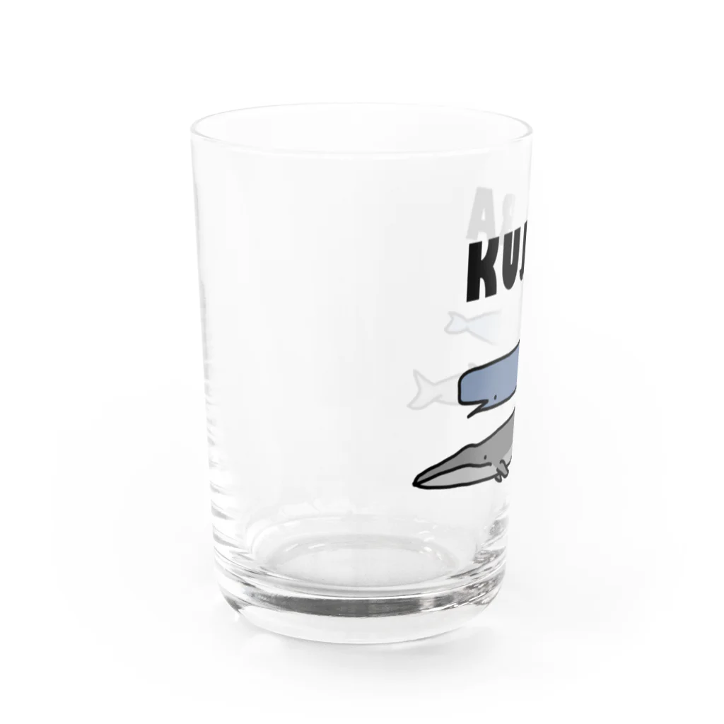 めーちゃん🐠ゆるいおさかなのクジラたち Water Glass :left