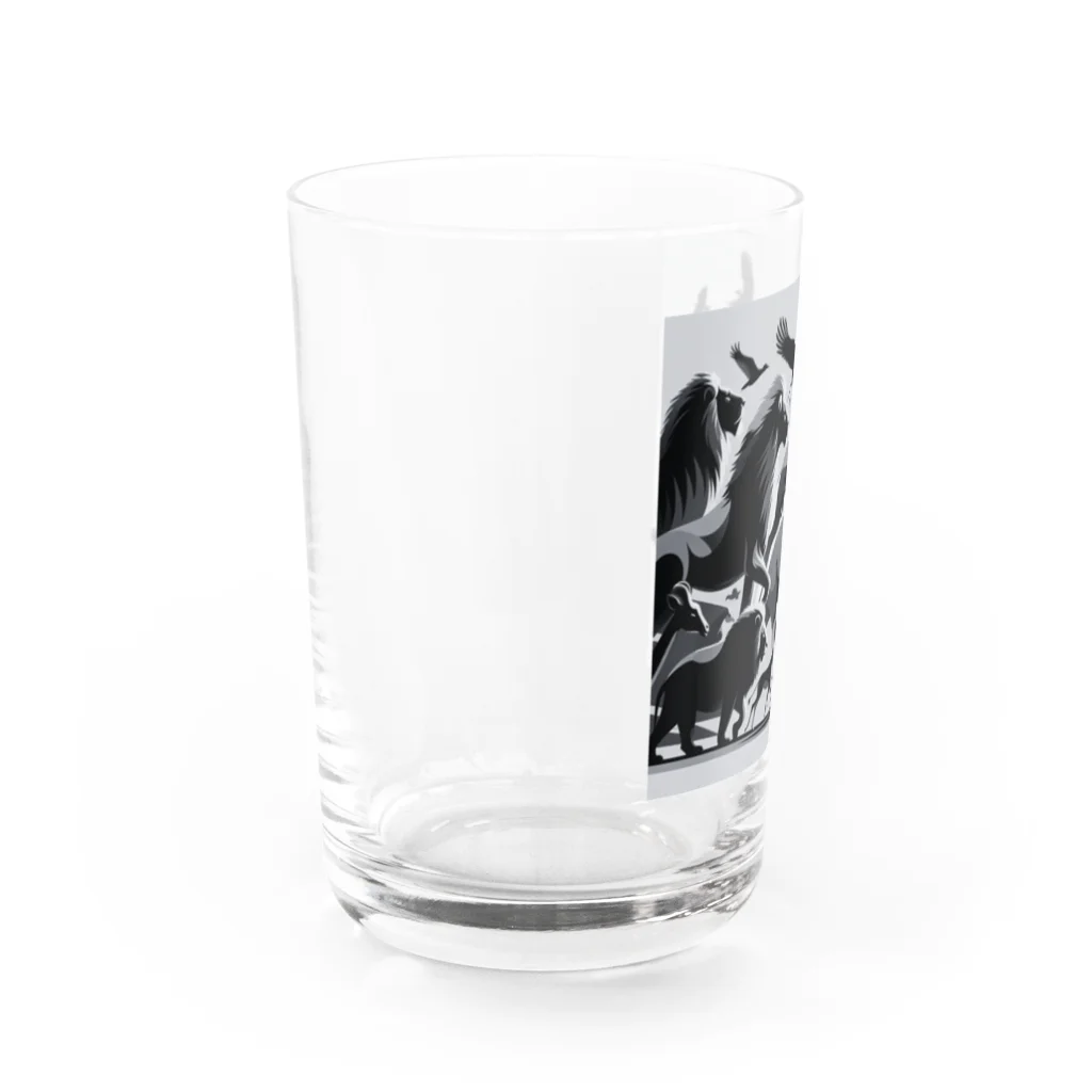 miraiの珍しい動物コレクションデザイン Water Glass :left