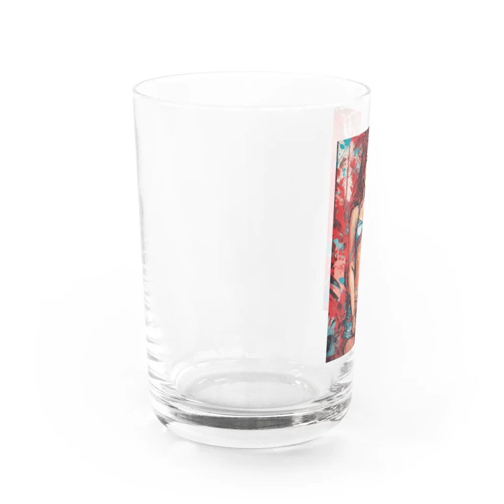 Jaguarのセクシーガール2 Water Glass :left