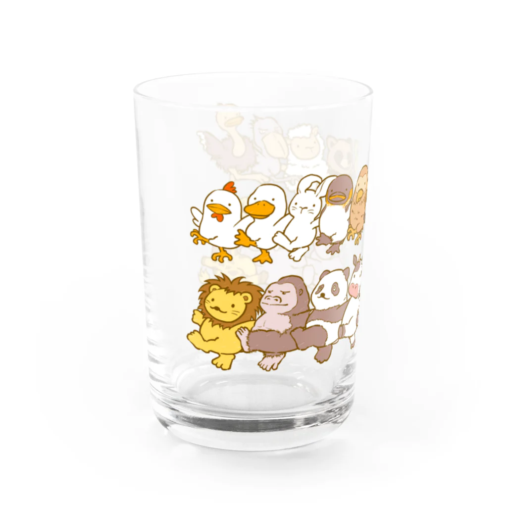 だちょう2020のハッピーダンス Water Glass :left