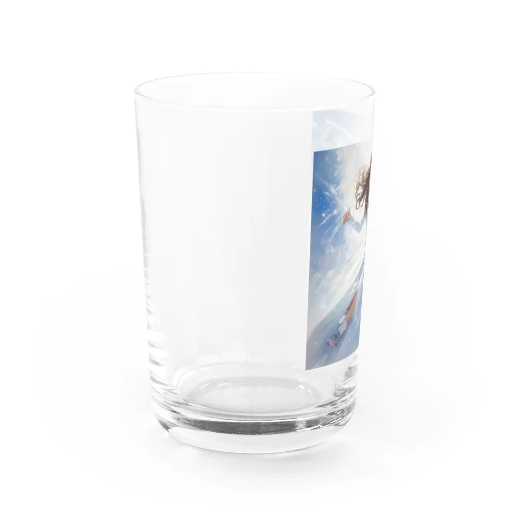 MistyStarkのプリンセススキー Water Glass :left