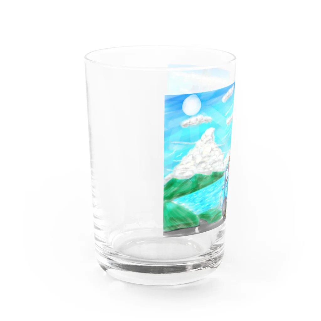 G コロニアルののどかなドライブ Water Glass :left