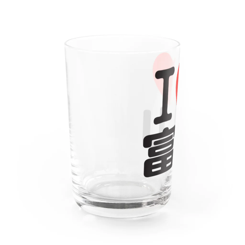 I LOVE SHOPのI LOVE 富山 Water Glass :left