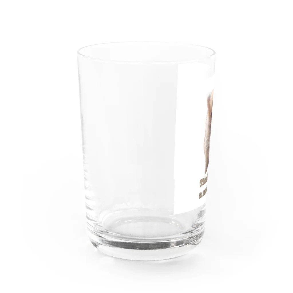 ポメマルシェのポメラニアンしし丸コレクション Water Glass :left