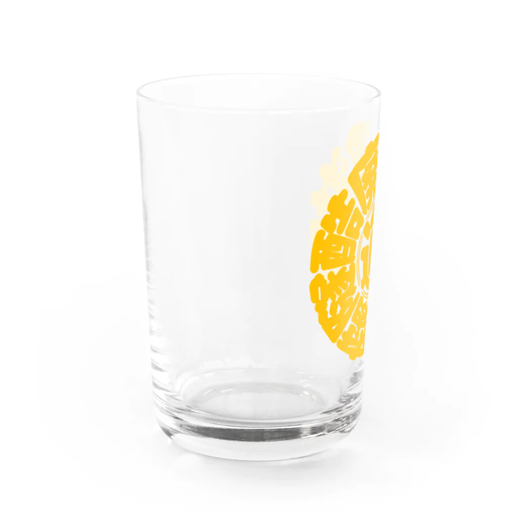 YURAI vpaの冒険道ロゴ入りアイテム(y) Water Glass :left