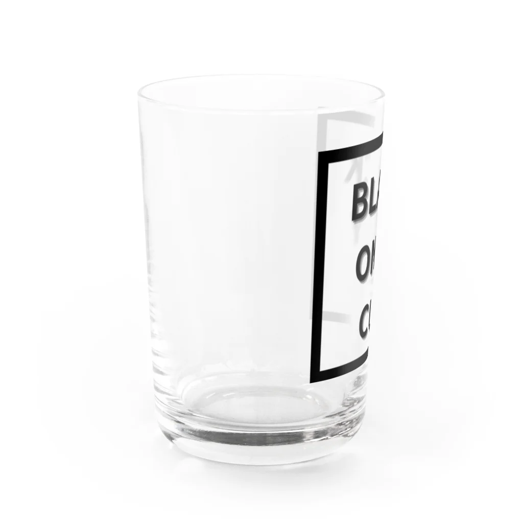71-CoffeeのBLACK Water Glass :left