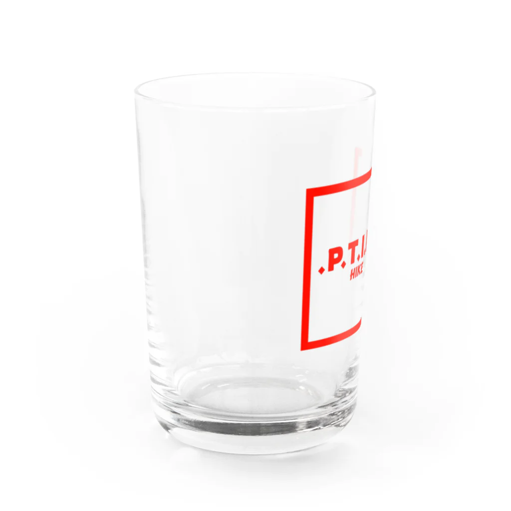 .P.T.I.N. HIKEの.P.T.I.N. HIKE - ACCESSORY  "SQUARE RED LOGO"  Water Glass :left