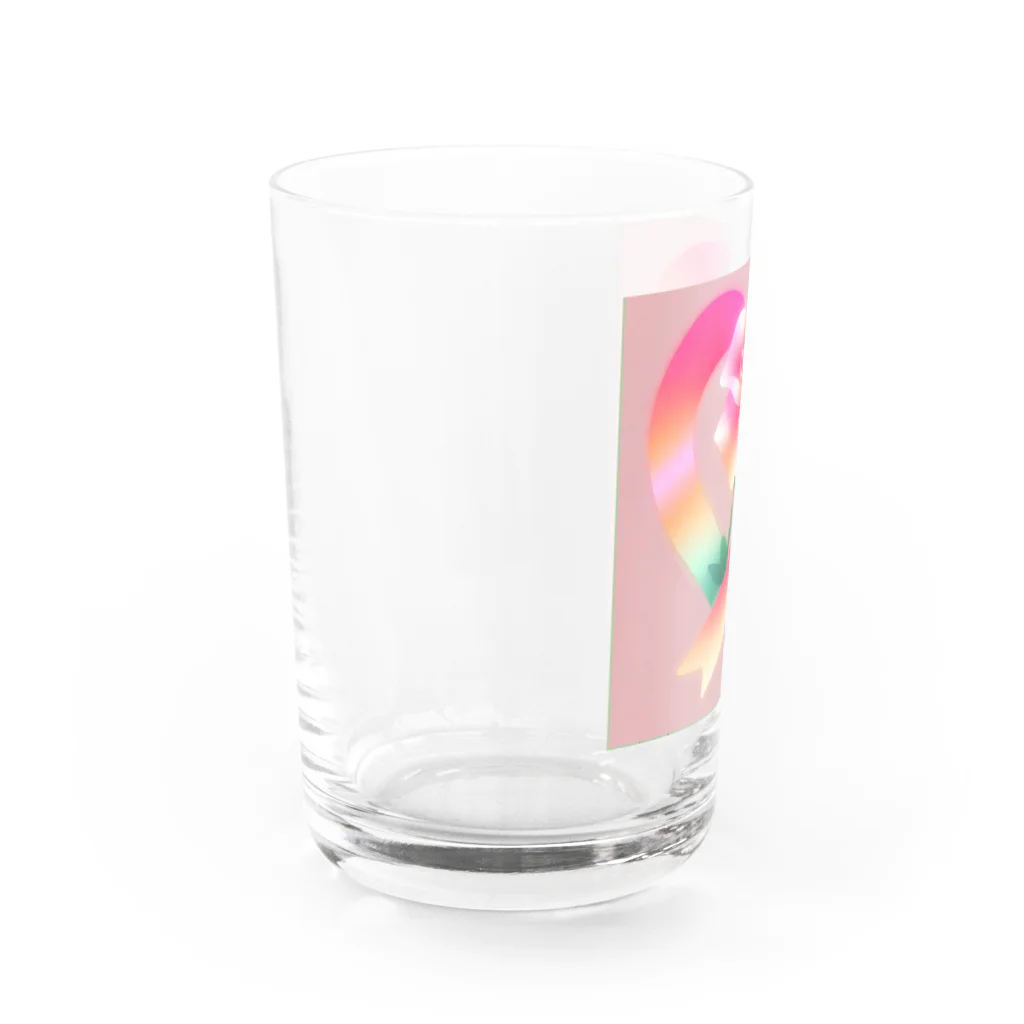 chocoのハートきゅん Water Glass :left