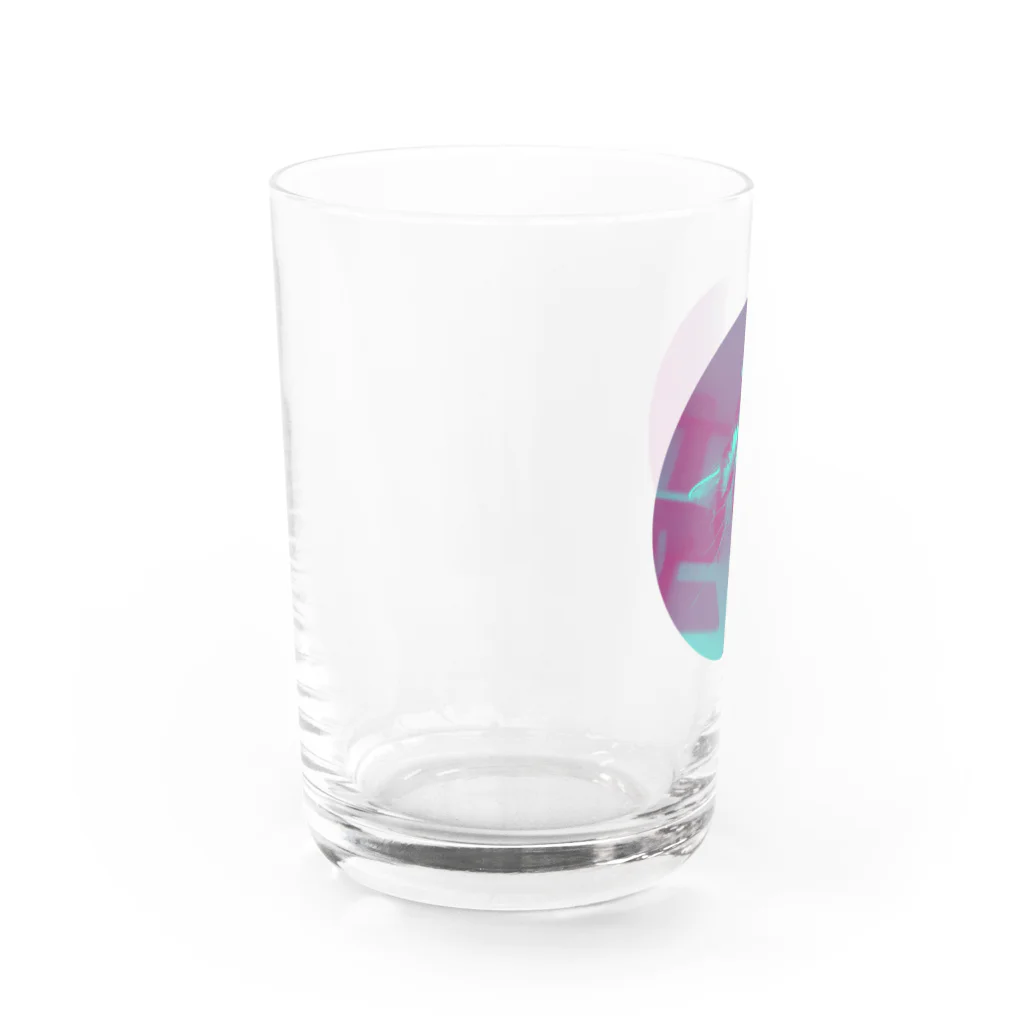 jenjenの強面のねこ　チビゴン　その3 Water Glass :left