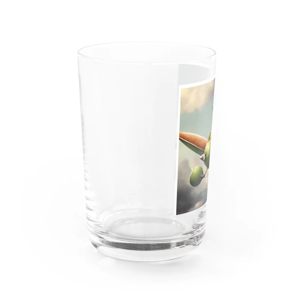 モナカの冒険王カエル Water Glass :left