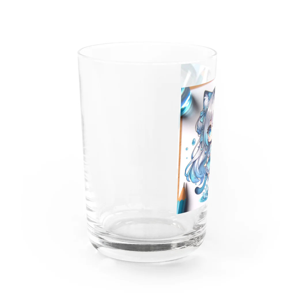 IONAといっしょ【AIイラスト専門店】のあいな(オリジナルAIキャラ) Water Glass :left