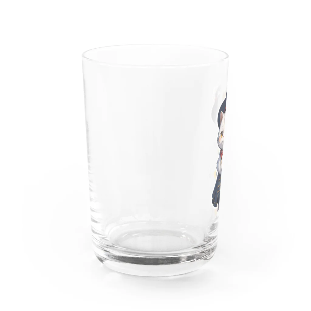 Haku_Arakawaのお帽子のブリティッシュショートヘヤー Water Glass :left