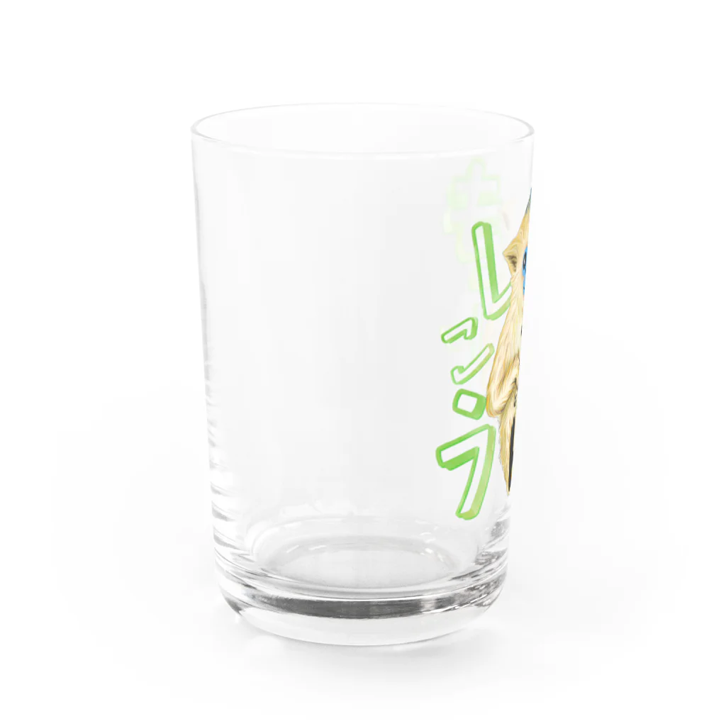 LalaHangeulのキンシコウ(金絲猴) Water Glass :left