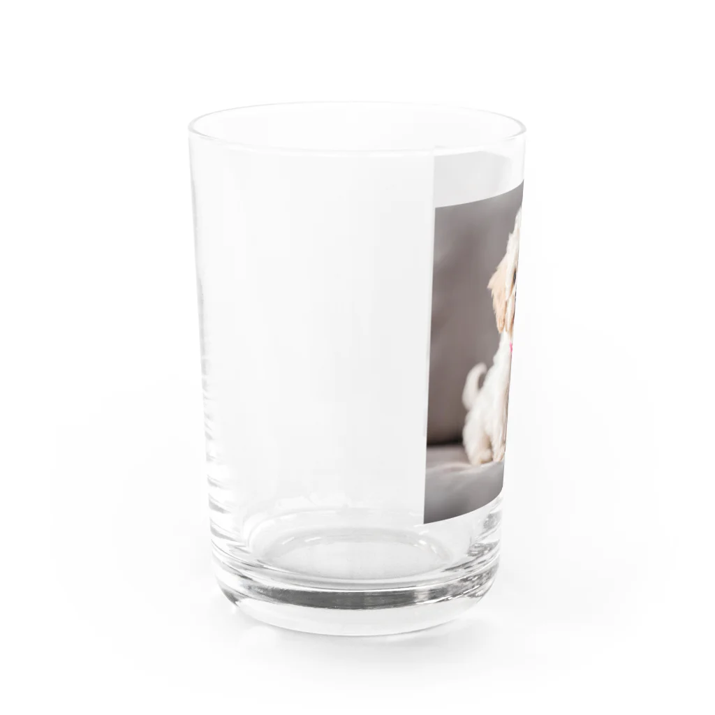 何これ屋の犬好きさんへ Water Glass :left