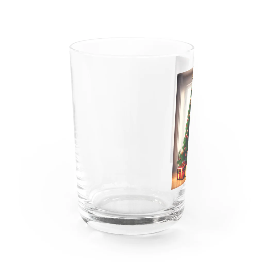 千裕アトリエ（いつもありがとう）のクリスマスギフトとツリー Water Glass :left