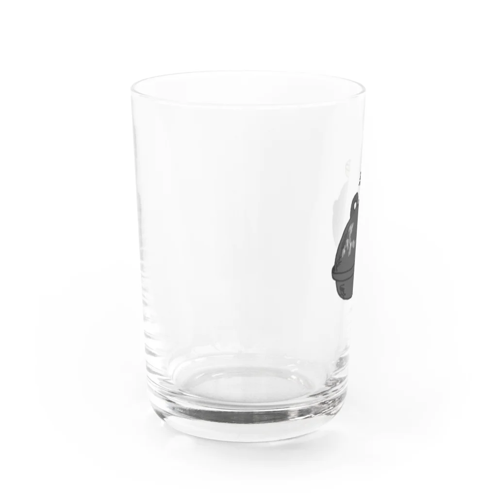 royro_desingの漂着物シリーズ　カエルウキ Water Glass :left