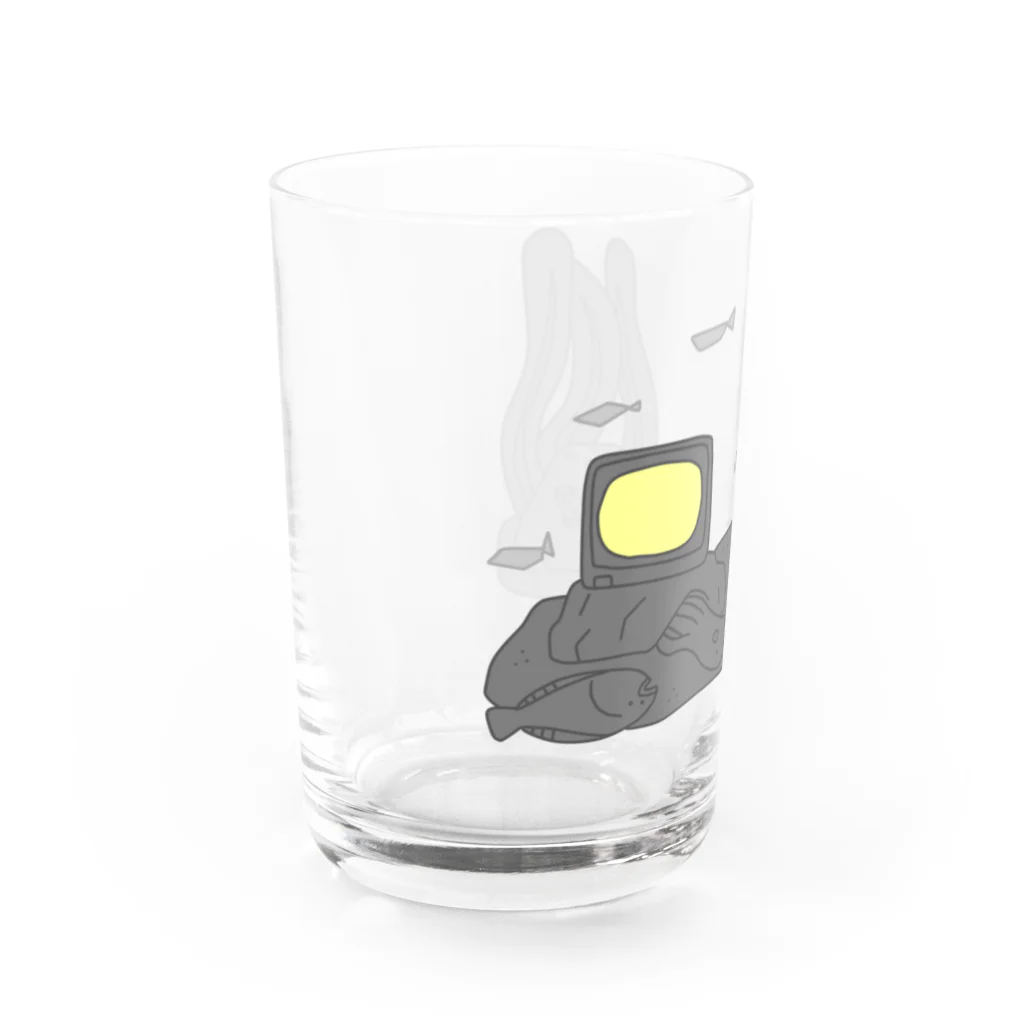 とんばぼ商店のスポーツ観戦のうみ Water Glass :left