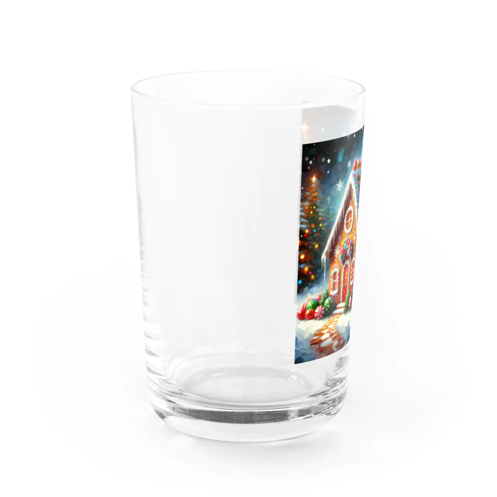 Chee & MarkusのChristmas Candy House Water Glass :left